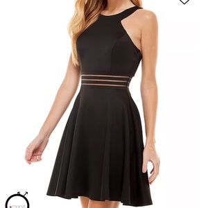 Black short dress